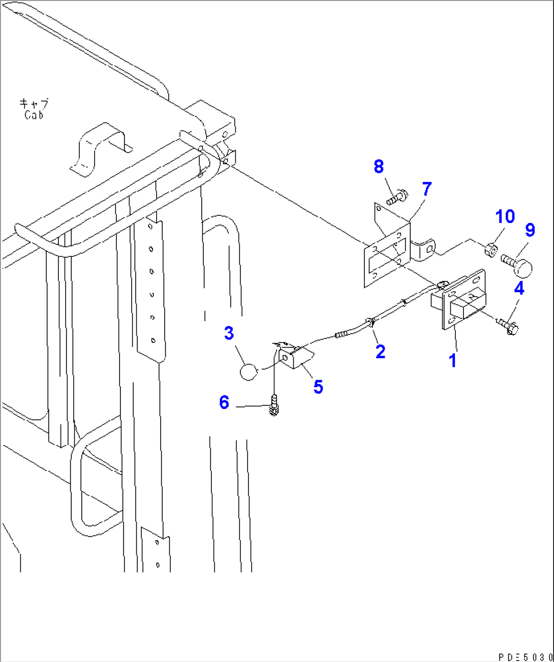 2-PERSONS CAB (DOOR LOCK)(#53001-55000)