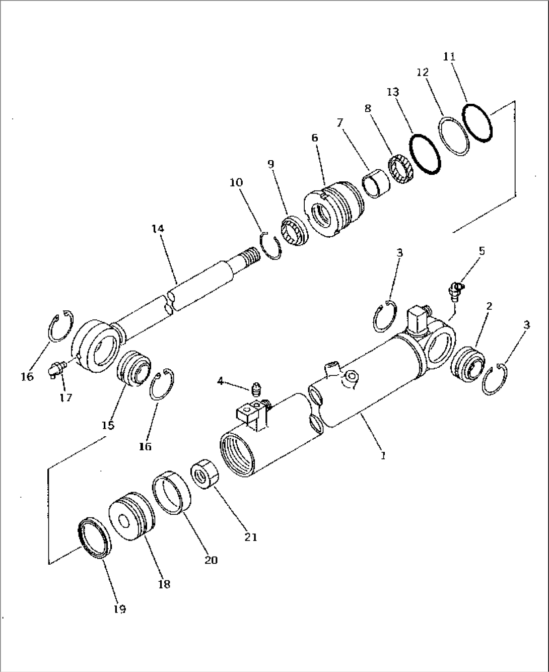 ANGLE CYLINDER (FOR POWER ANGLE POWER TILT)