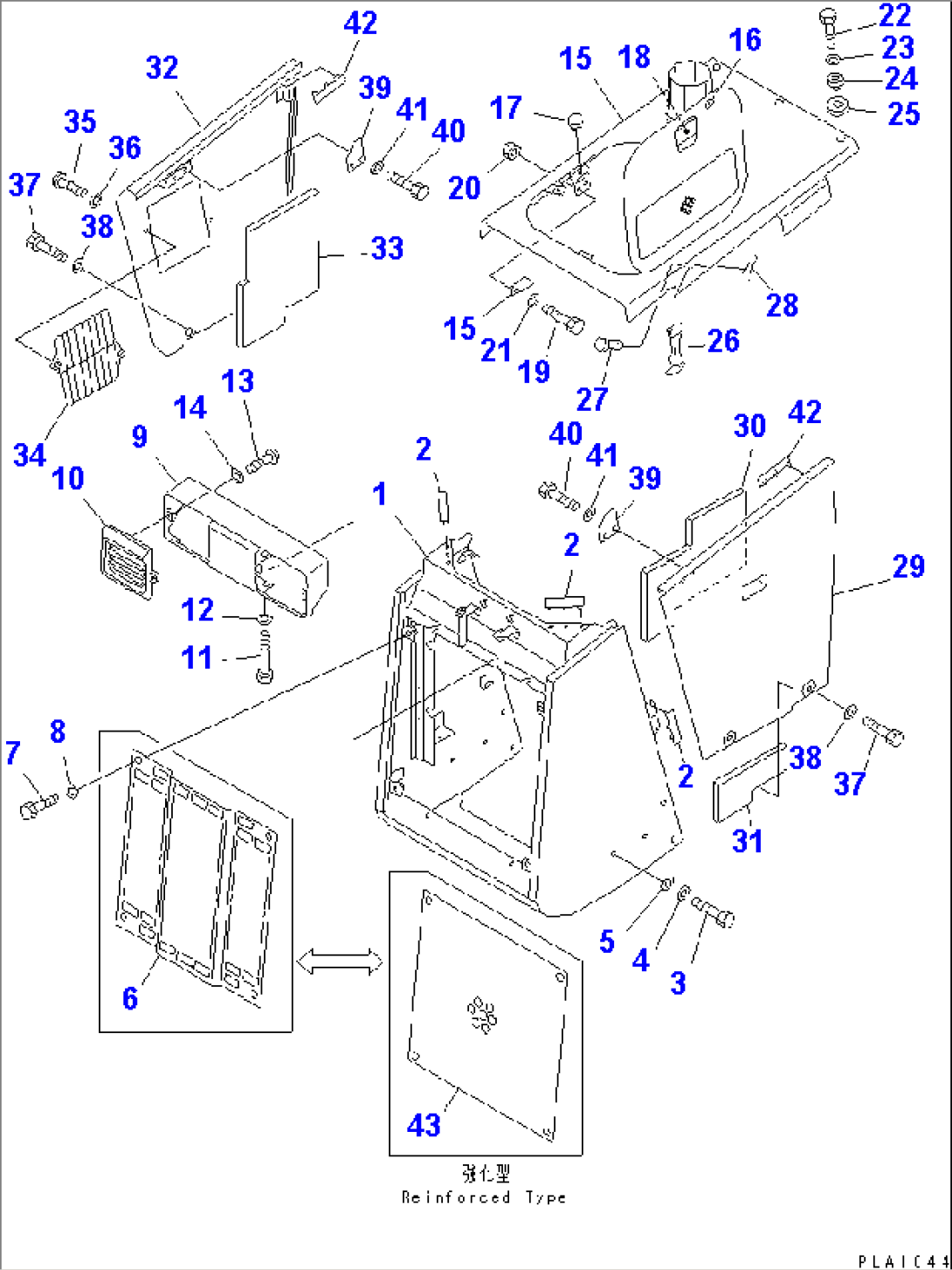 RADIATOR GUARD AND HOOD