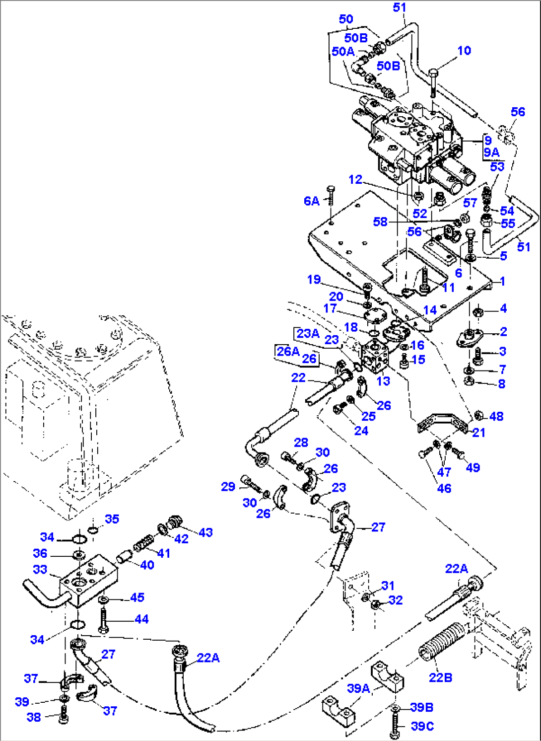 CONTROL VALVE, RETURN PIPINGS TWO WAYS