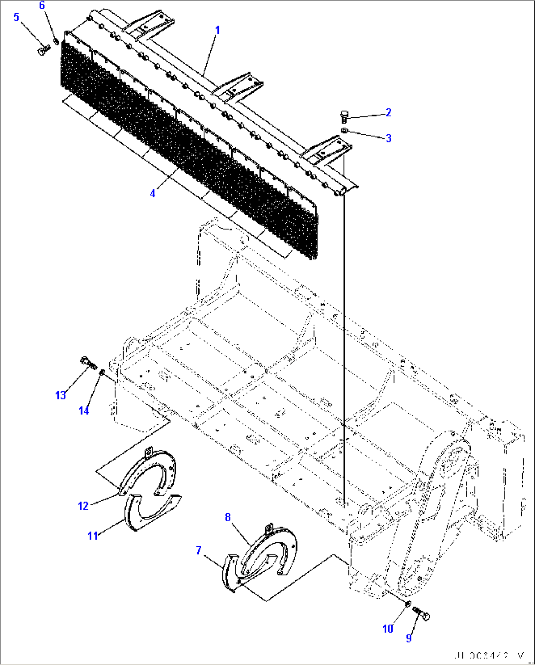 Rotor, Chain Guard, Front and Lower Guard (#1006-)