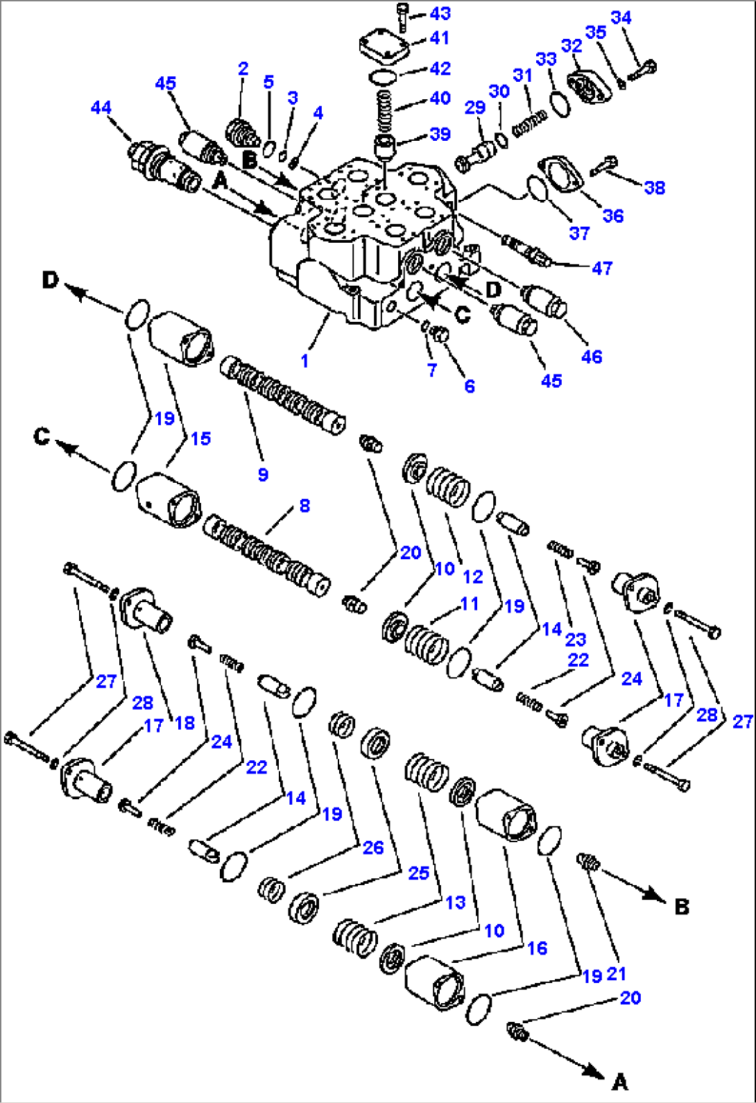 2-SPOOL CONTROL VALVE (1/3)