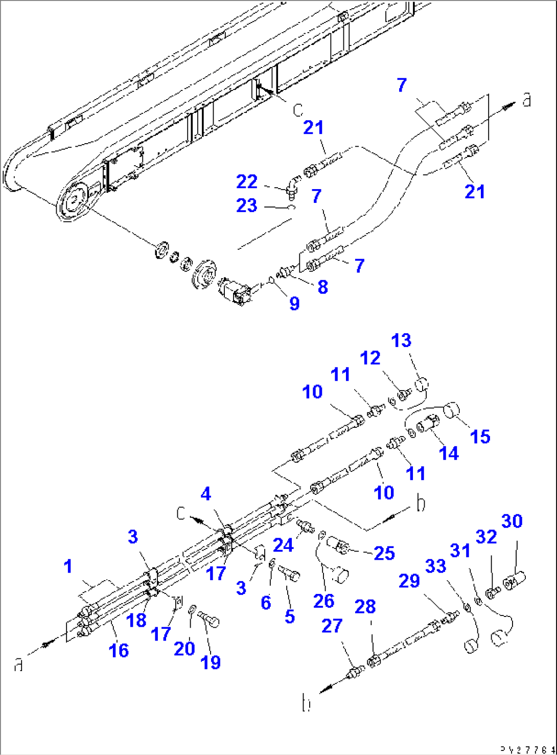 ZURI. CONVEYOR (INNER PARTS) (4M LENGTH) (450MM WIDTH) (5/6)