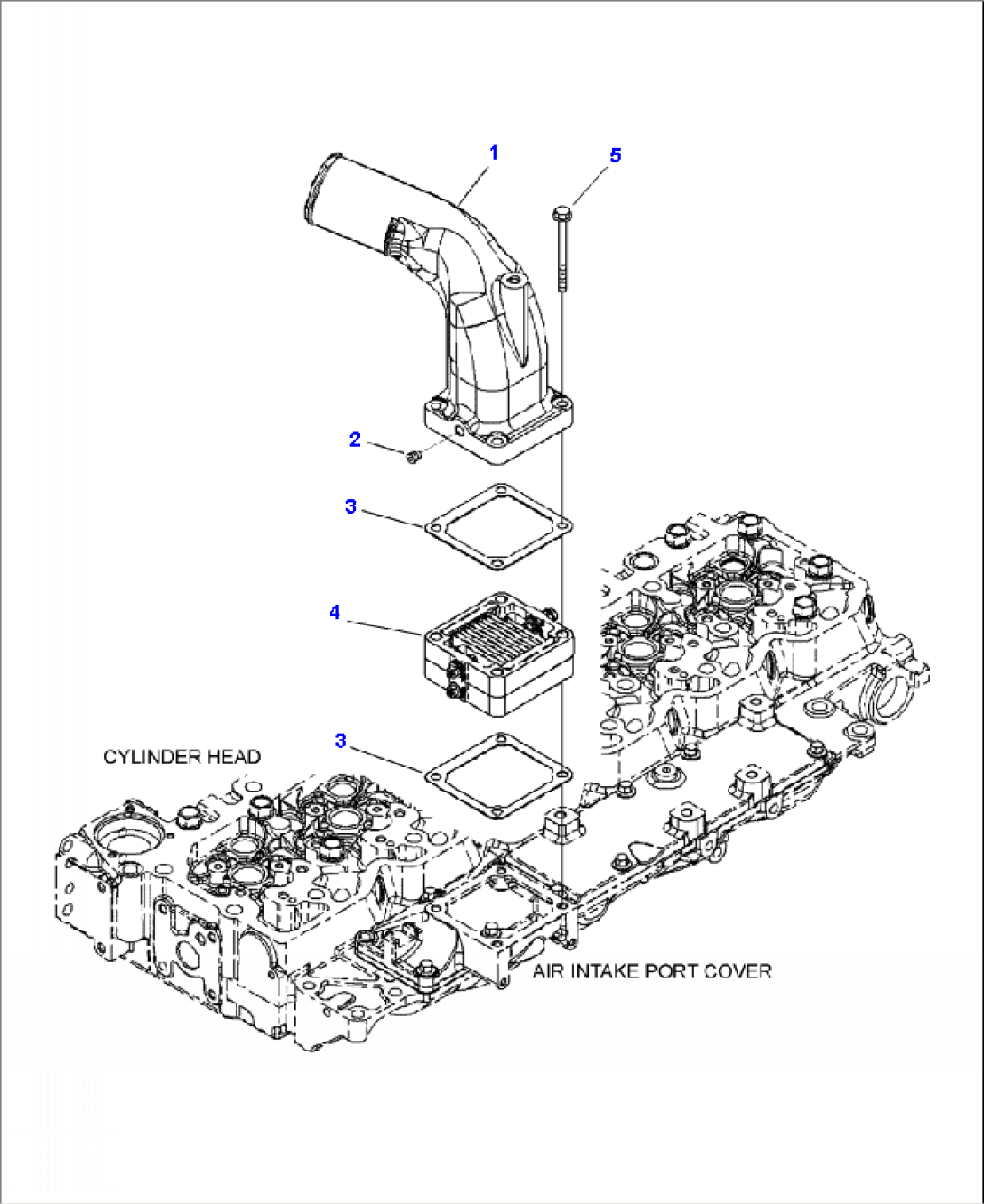 A1207-A2A2 AIR INTAKE HEATER AND CONNECTIONS