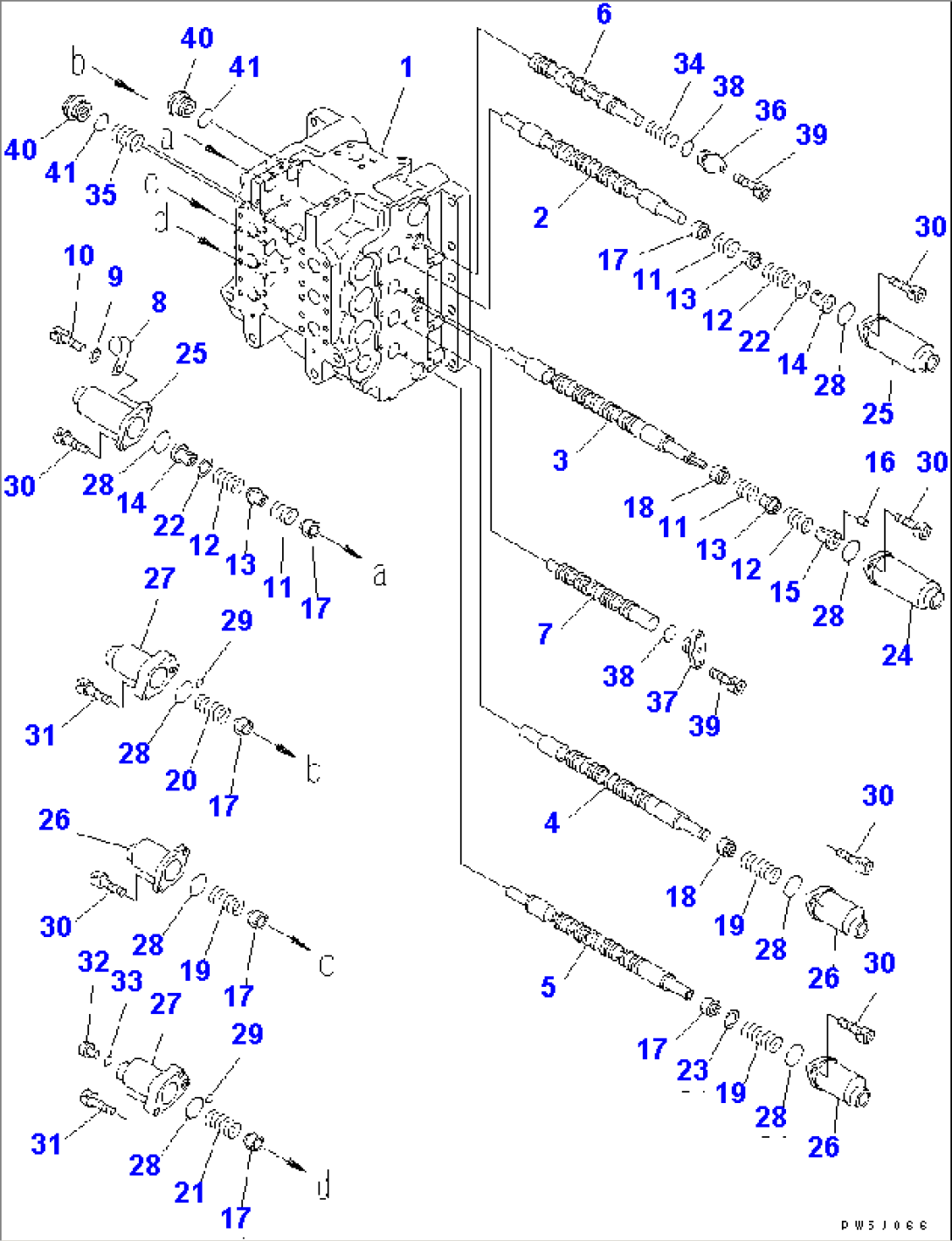MAIN VALVE (5/8) (-50ßC)(#11064-)