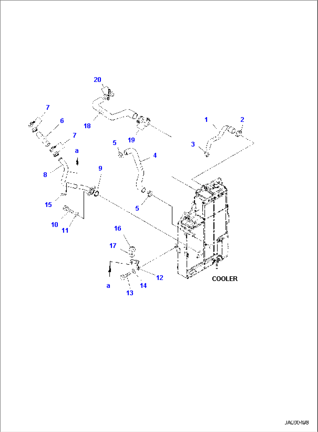 COOLING SYSTEM, WITH DUSTPROOF NET, CIRCUIT