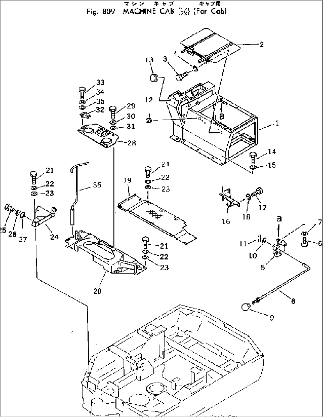 MACHINE CAB (1/2)(FOR CAB)