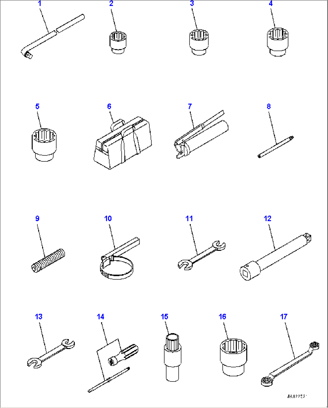 General Tool Set (#95001-)