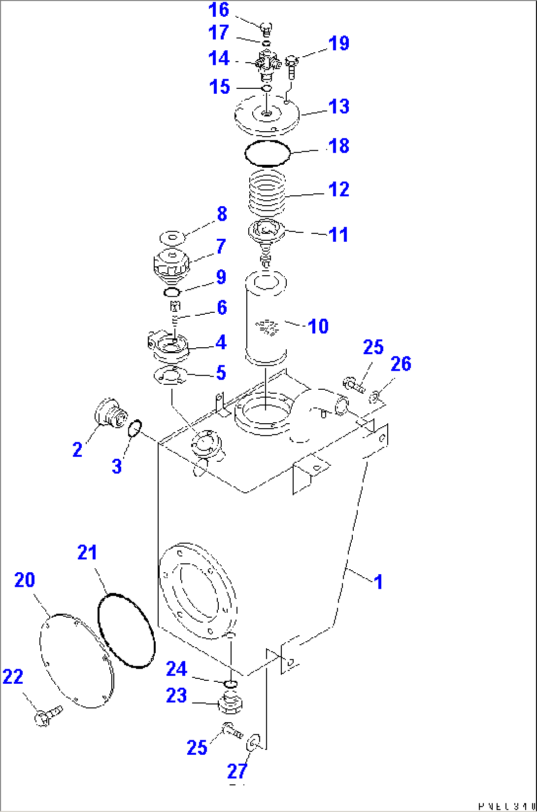 HYDRAULIC TANK(#50001-)