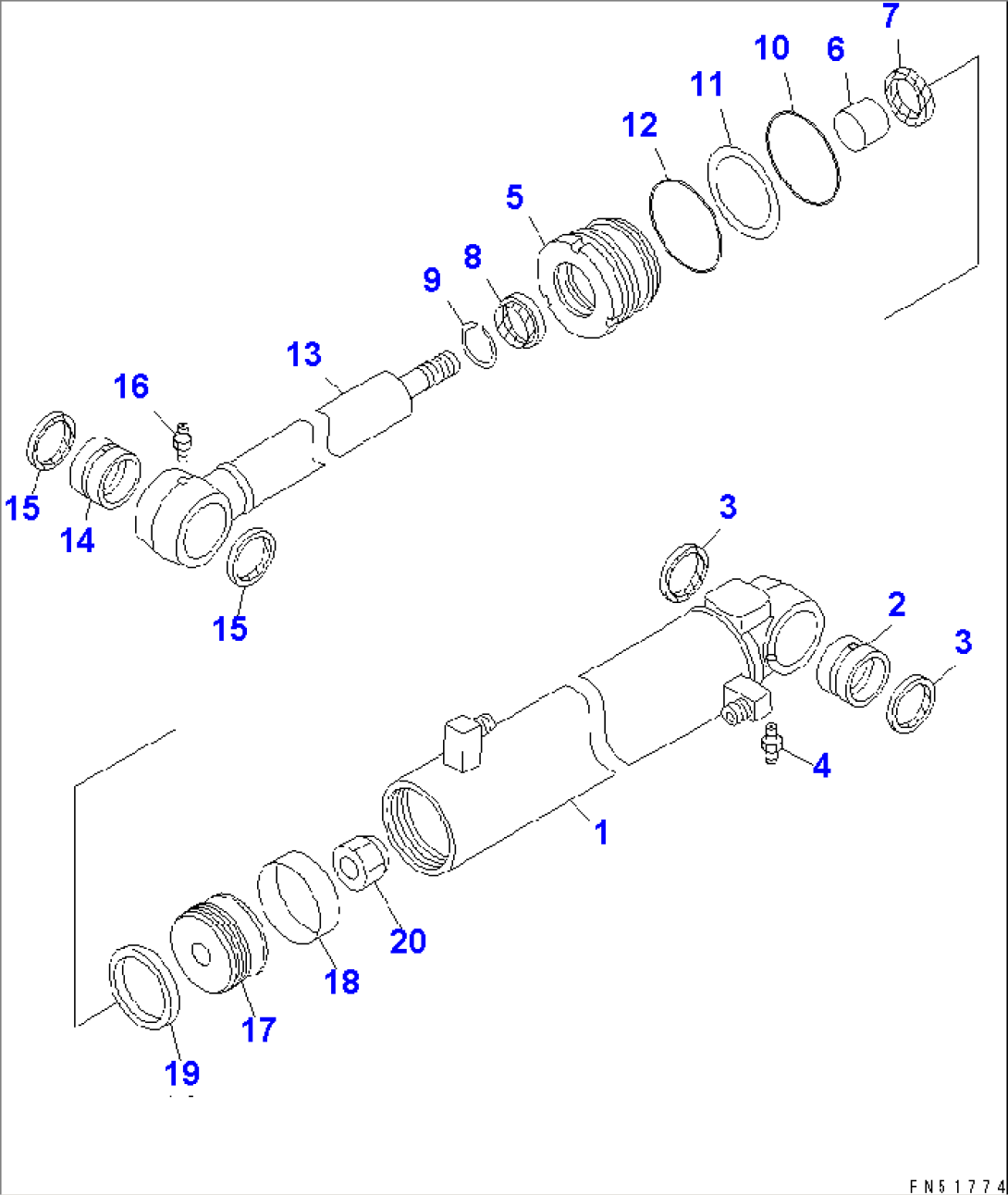 ARTICULATE CYLINDER