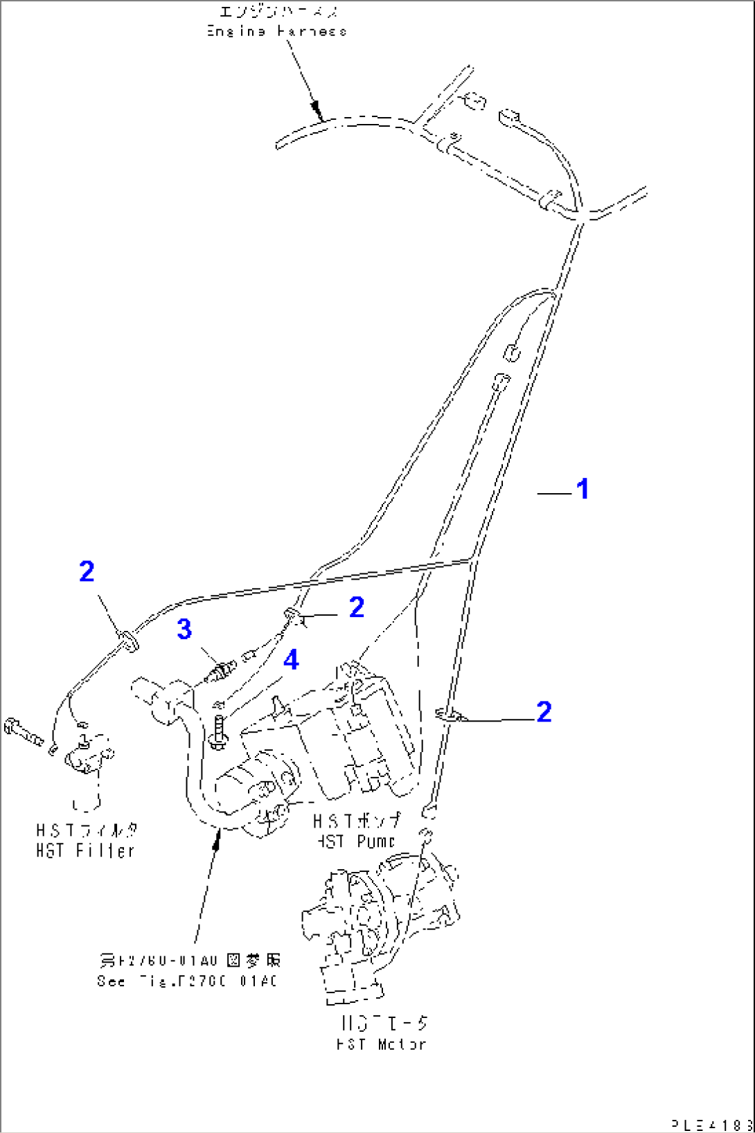WIRING HARNESS (HST LINE)(#10001-12000)