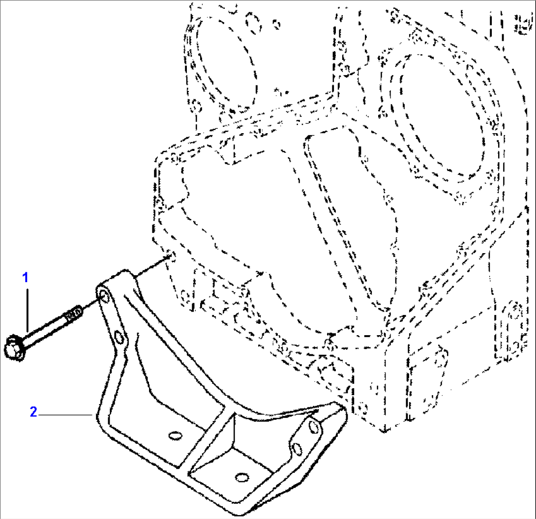 FIG. A8103-A3A1 FRONT ENGINE SUPPORT