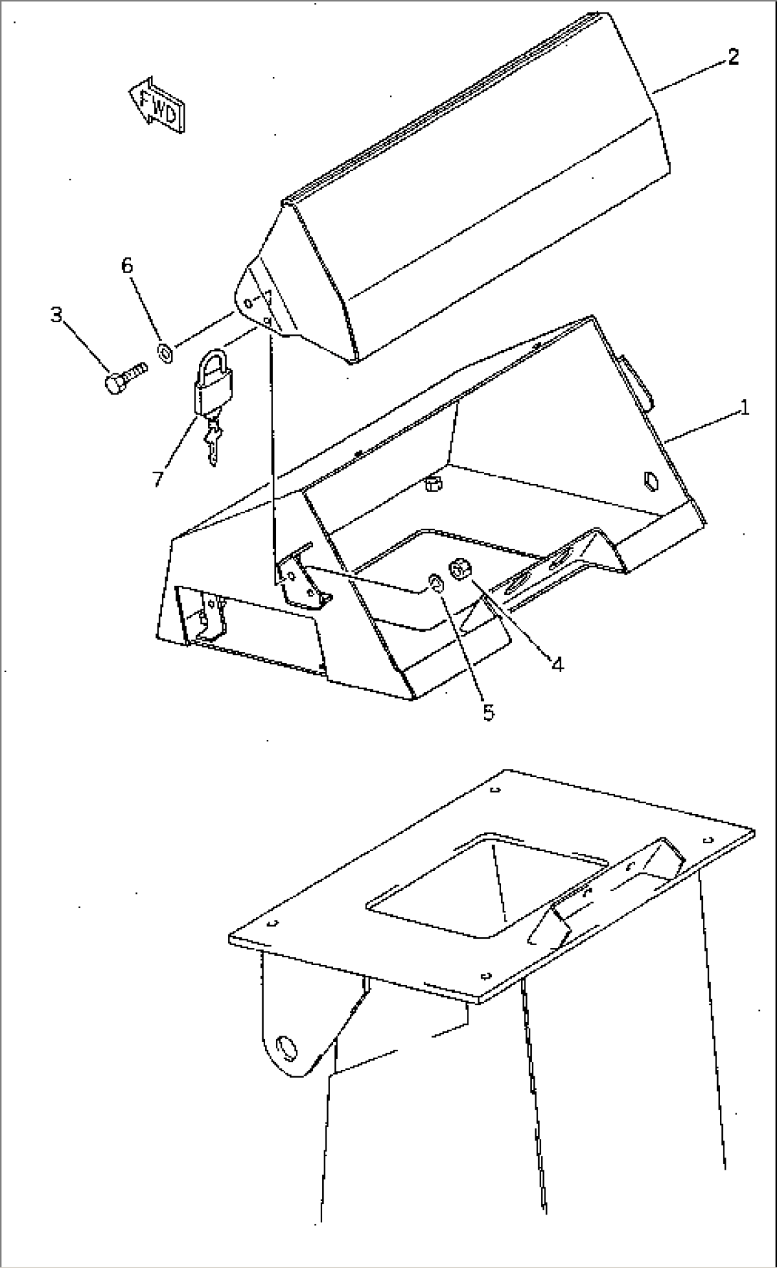 INSTRUMENT PANEL COVER(#10001-19999)