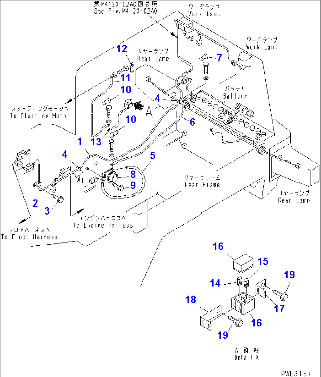 MAIN HARNESS (REAR FRAME LINE)