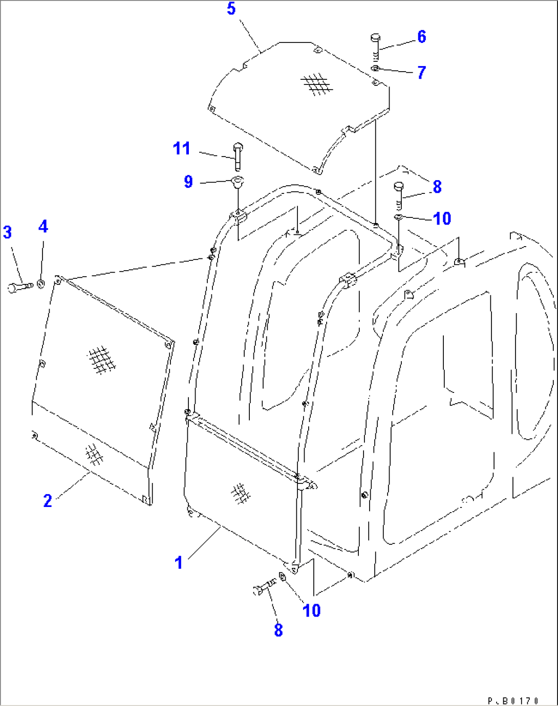 FRONT GUARD (FULL)(#50001-50425)