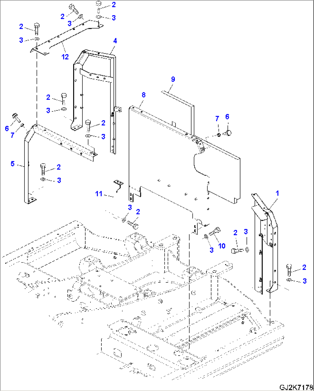 FRAMES (MACHINE CAB)