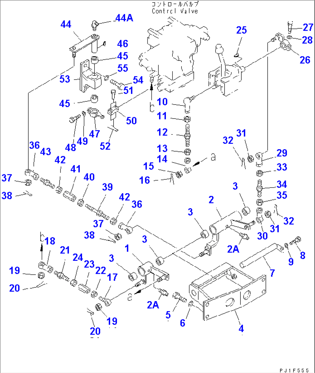 BLADE CONTROL LINKAGE (SALTY RESISTANT SPEC.FOR TOKUYAMA)(#37663-)
