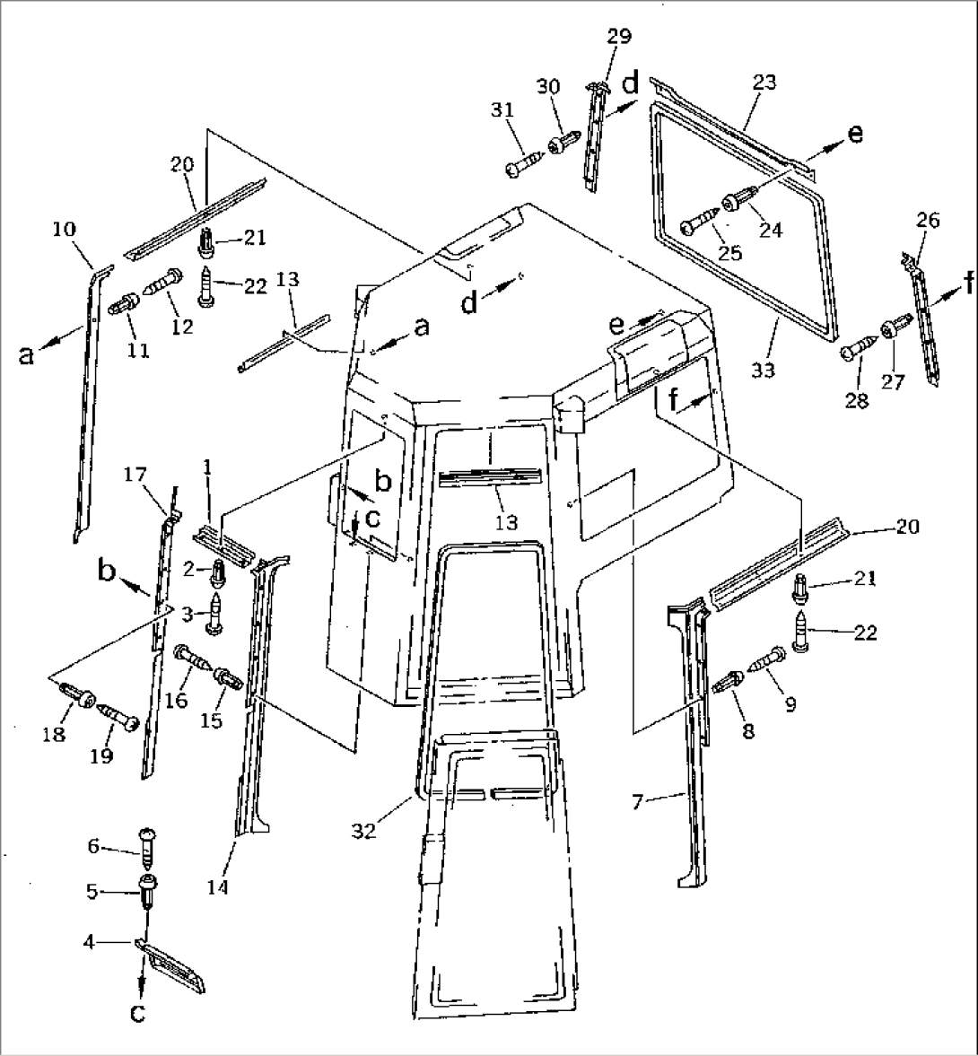 CAB (8/15)¤ INNER COVER AND SEAL (COLD WEATHER (B) SPEC.)(#10001-10470)
