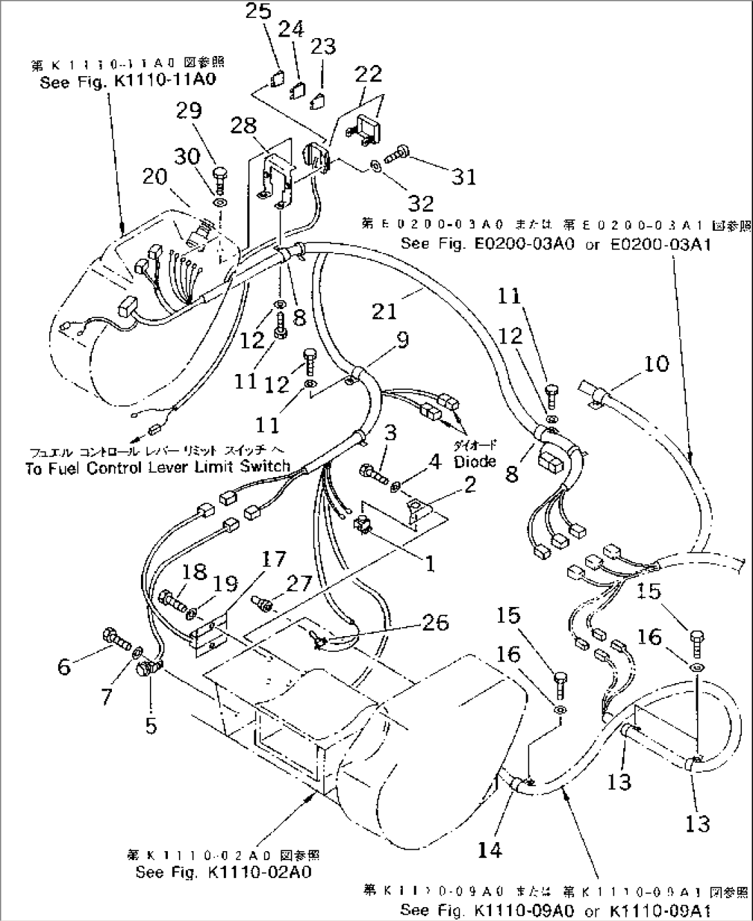 FLOOR FRAME (HARNESS)(#45001-52373)