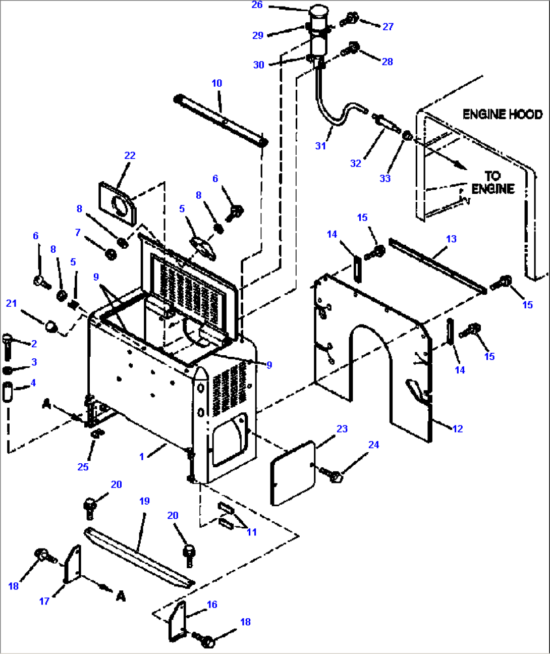 FIG. M4102-01A0 BULKHEAD - COVER AND MOUNTING