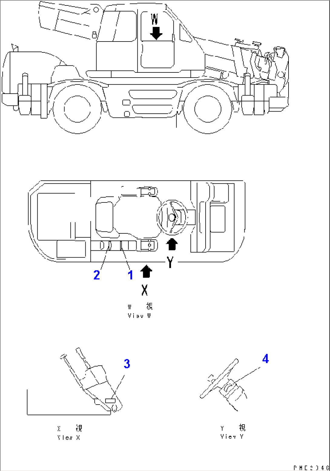 FLOOR DECAL (EXCEPT JAPAN)(#10301-)