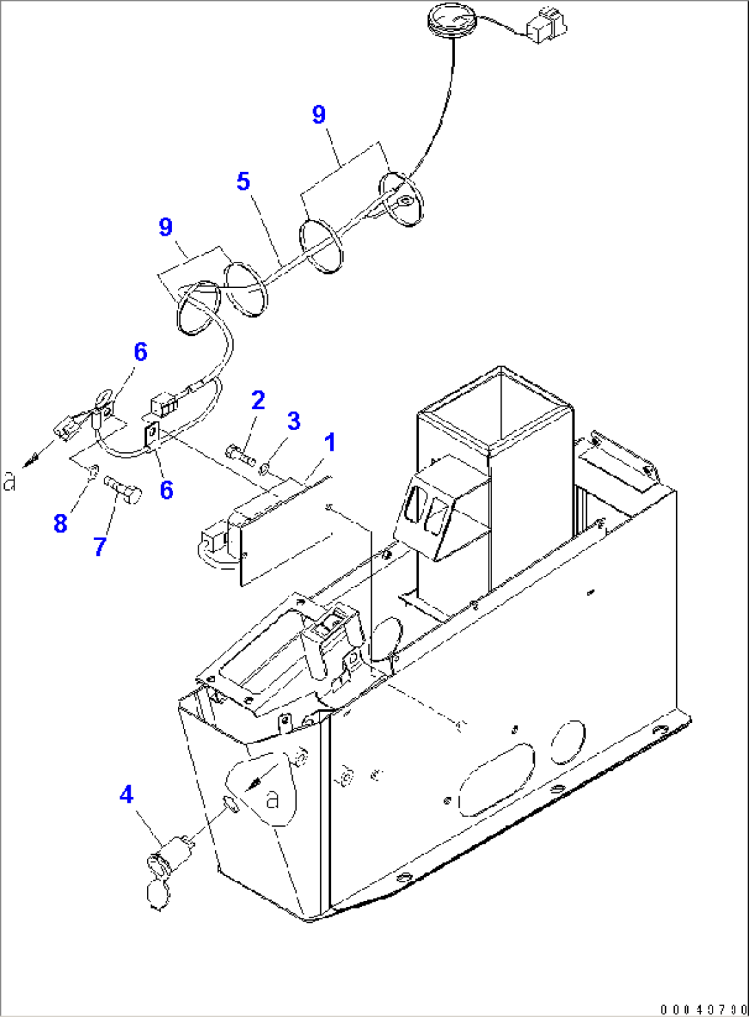 FLOOR (CONSOLE BOX) (12V DC)(#2611-)