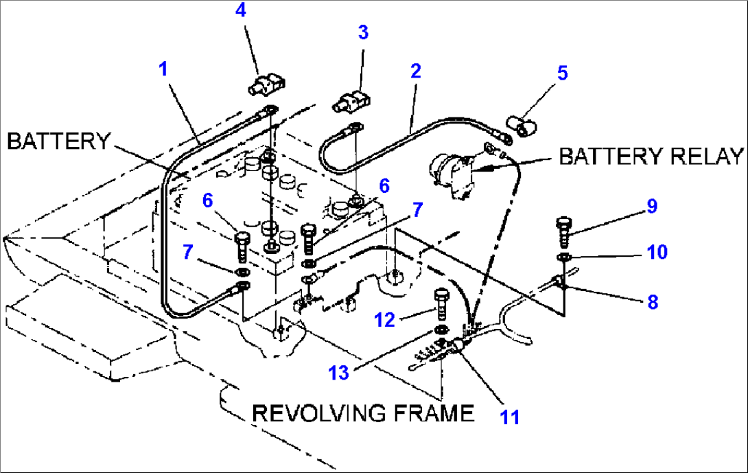 FIG NO. E0200-04A1 BATTERY WIRING