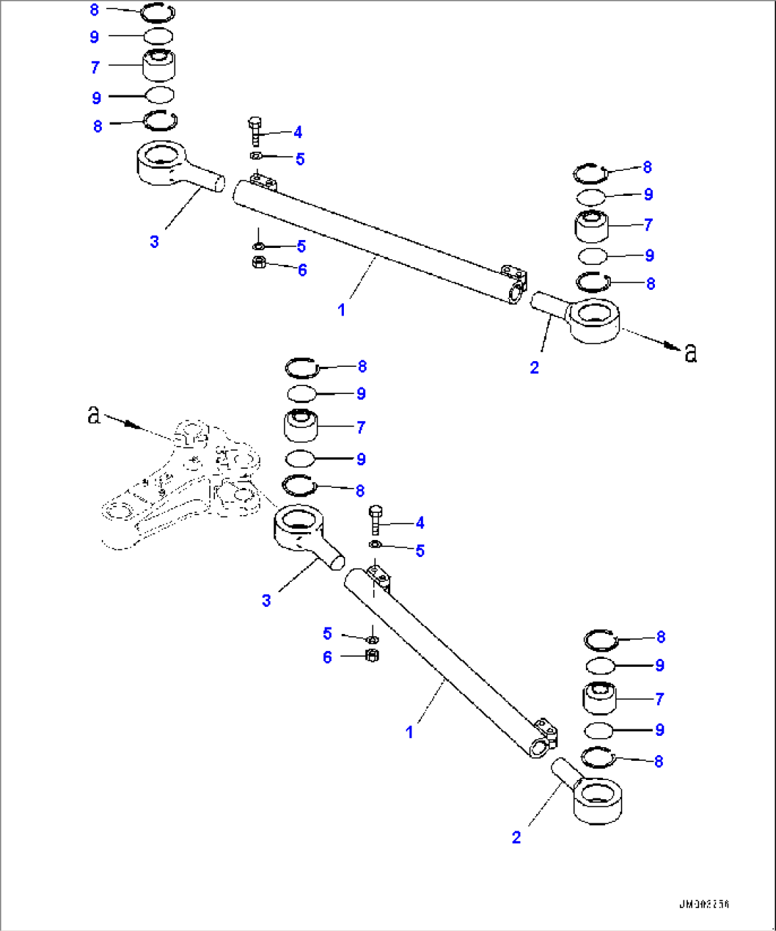 Steering Cylinder, Rod (#80138-)