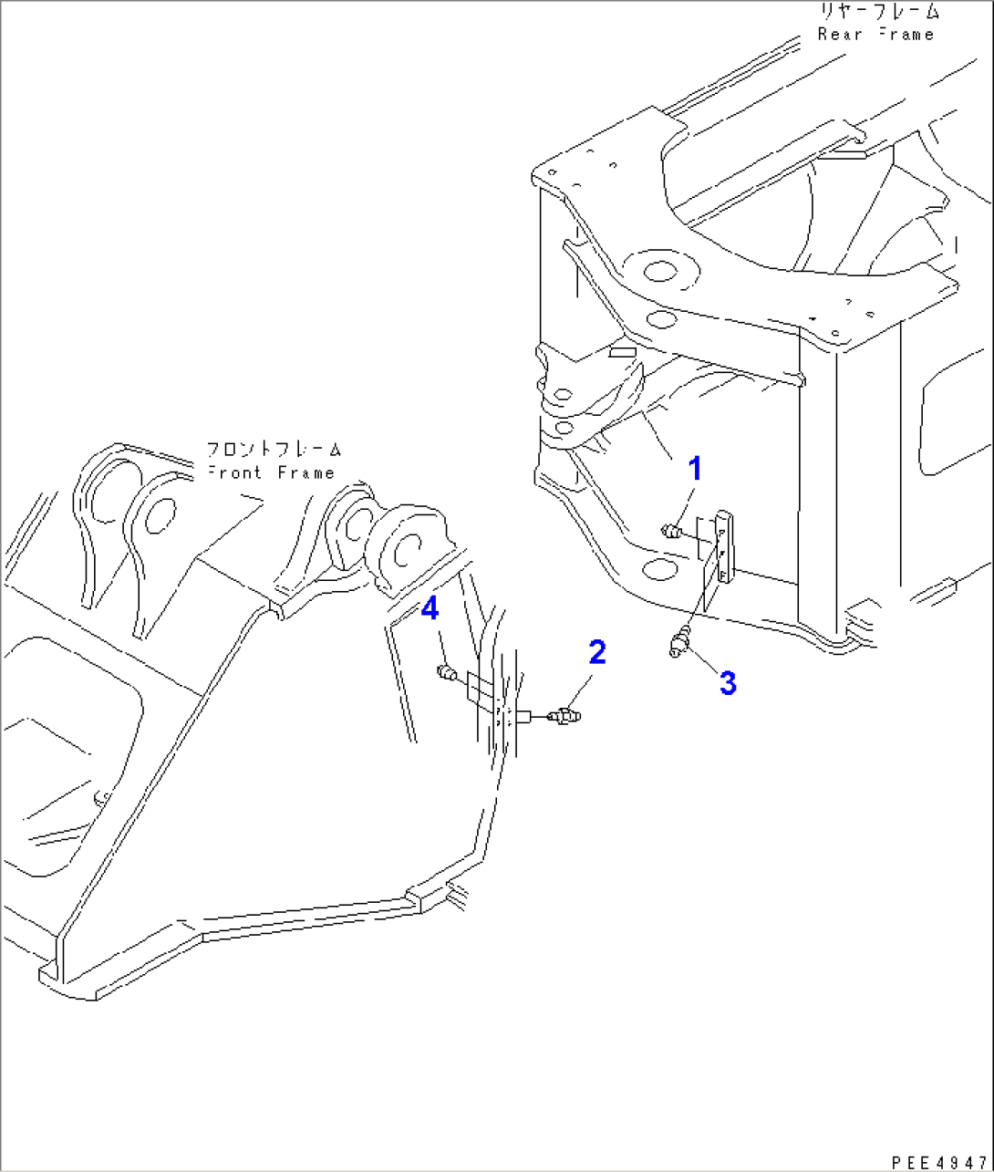 REMOTE GREASE (FITTING AND PLUG)