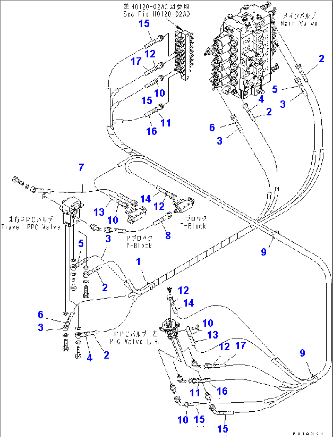 FLOOR FRAME (PPC) (1/2)(#20001-)