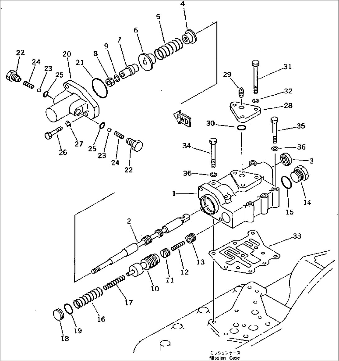 TOWING WINCH (CONTROL VALVE)