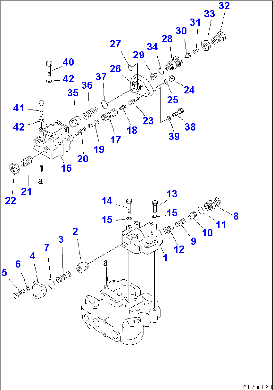 HYDRAULIC TANK AND CONTROL VALVE (4/4)