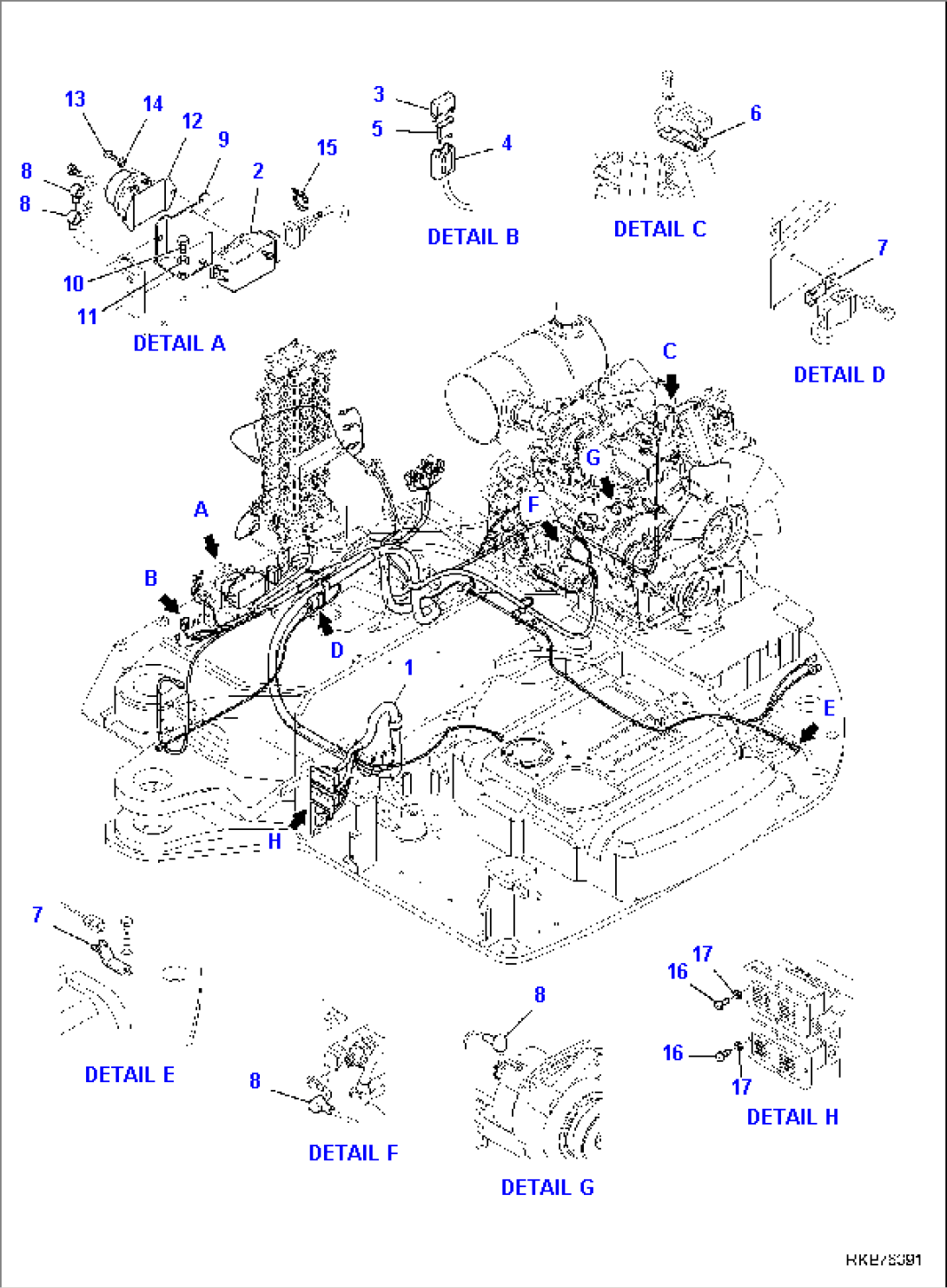 ELECTRICAL SYSTEM (REVOLVING FRAME LINE) (1/5)