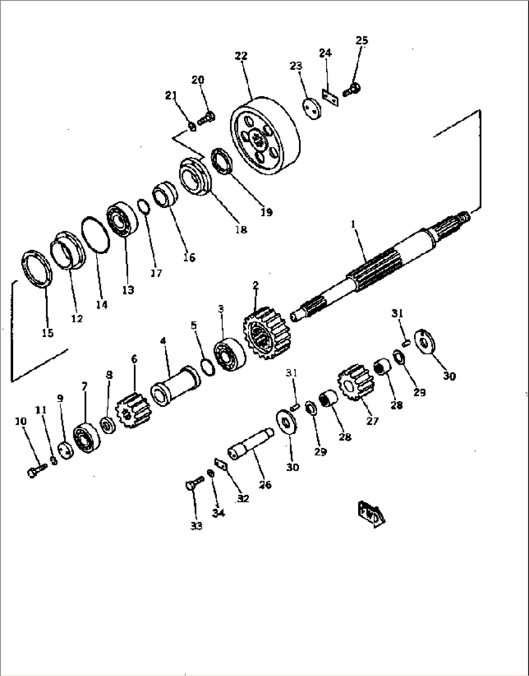 BRAK DRUM (FOR TOWING WINCH)