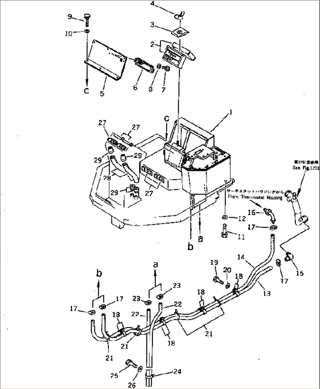 CAR HEATER AND DEFROSTER (DAIKIN)(#10001-..)