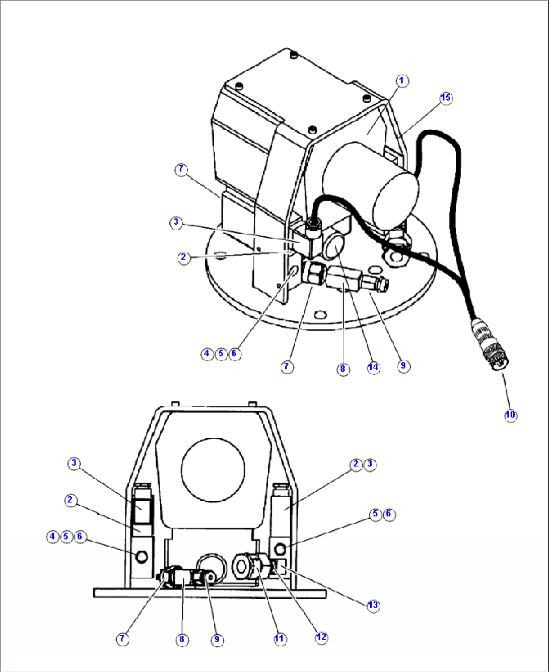 H0110-03A0 HYDRAULIC TANK VACUUM PUMP