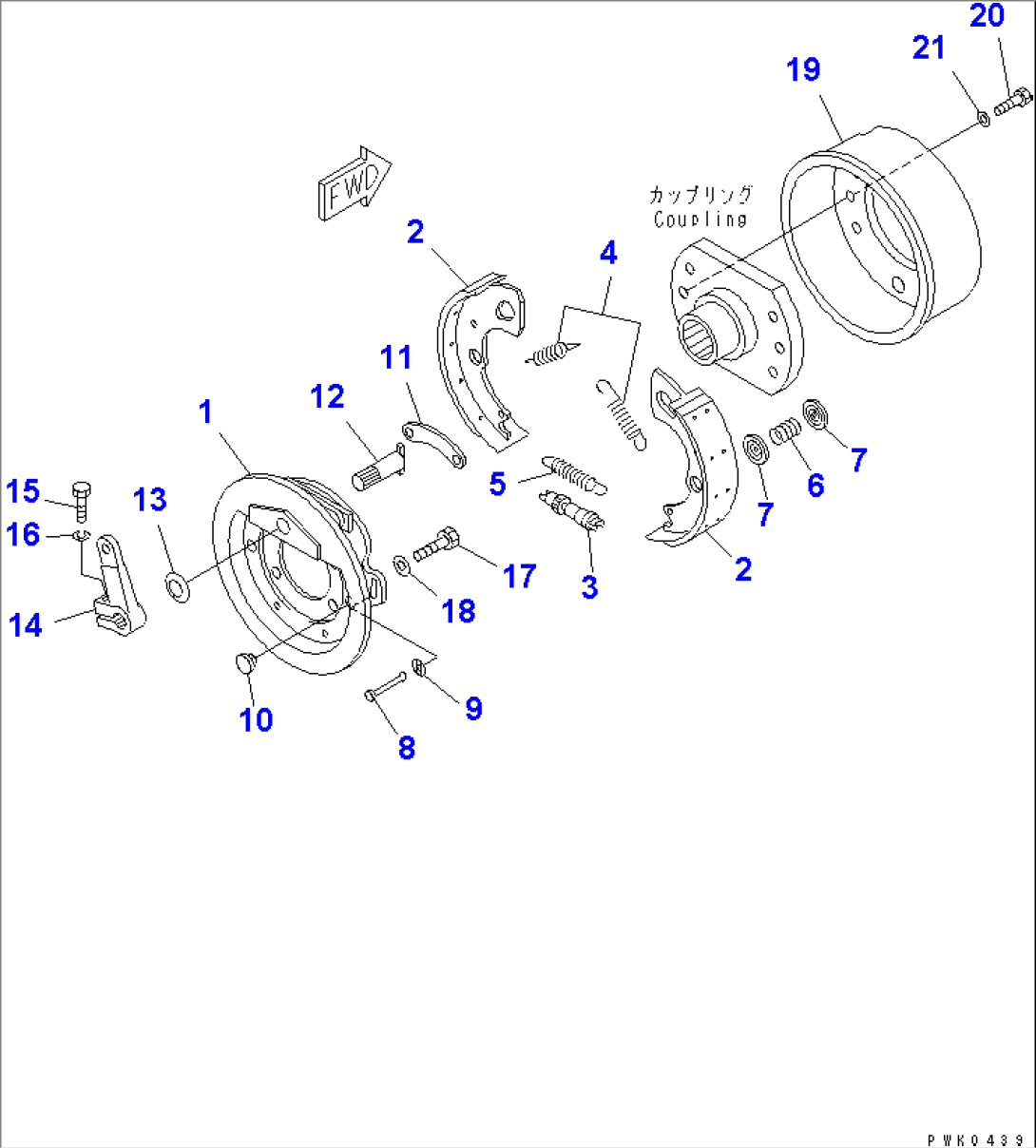 REAR AXLE (PARKING BRAKE)