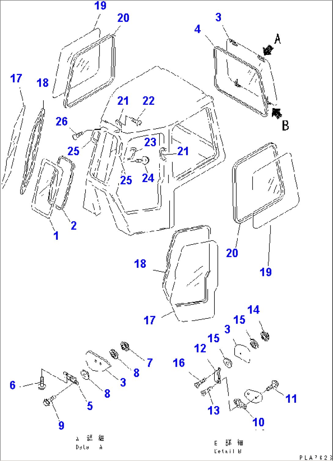 CAB (SASH AND GRIP)