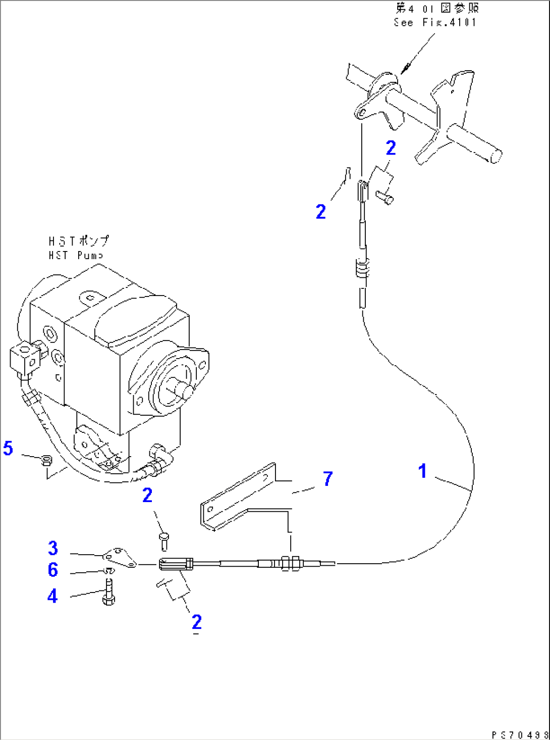 HIGH AND LOW SPEED CONTROL LINKAGE