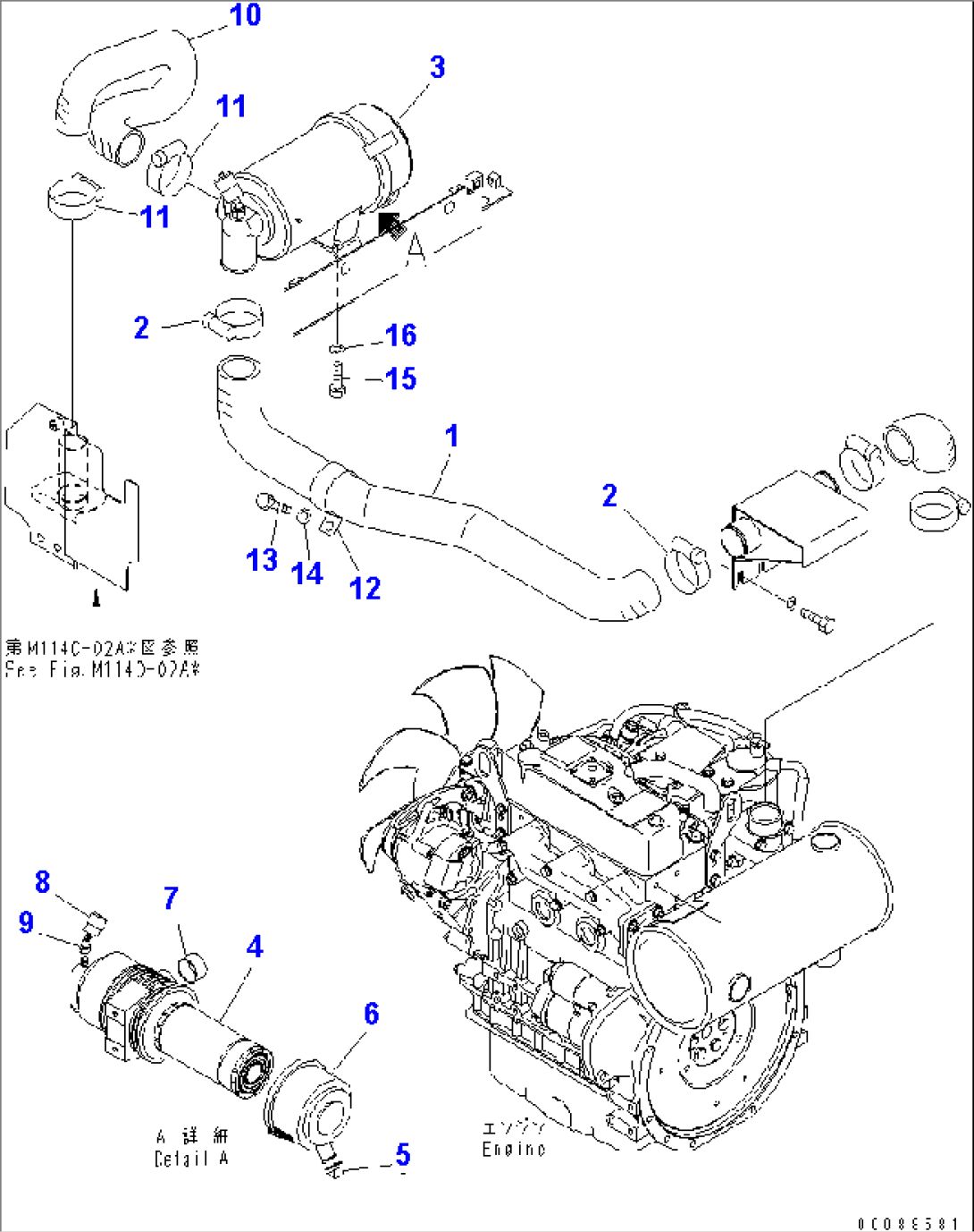 AIR CLEANER RELATED PARTS (SINGLE ELEMENT)(#32501-)