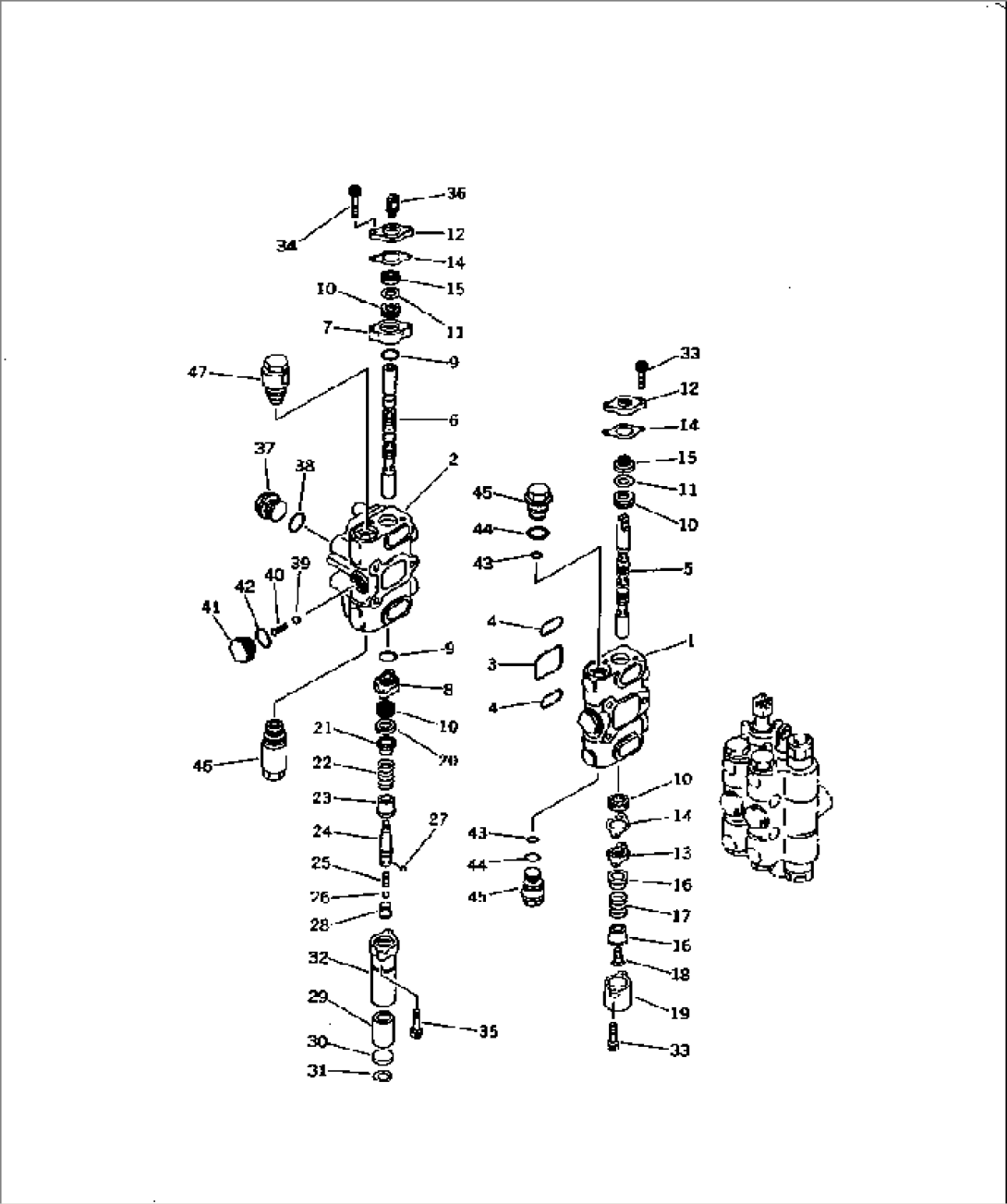 WORK EQUIPMENT VALVE (2/3) (ABLE TO AVAIL FOR RIPPER)