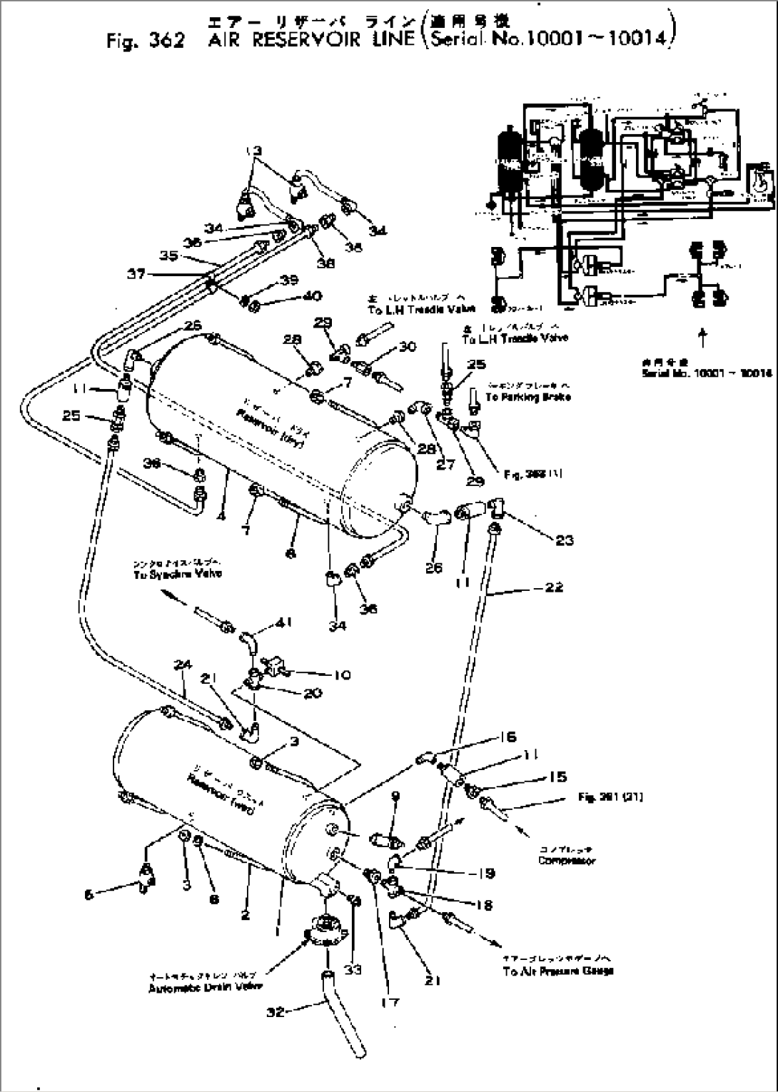 AIR RESERVOIR LINE(#10001-10014)