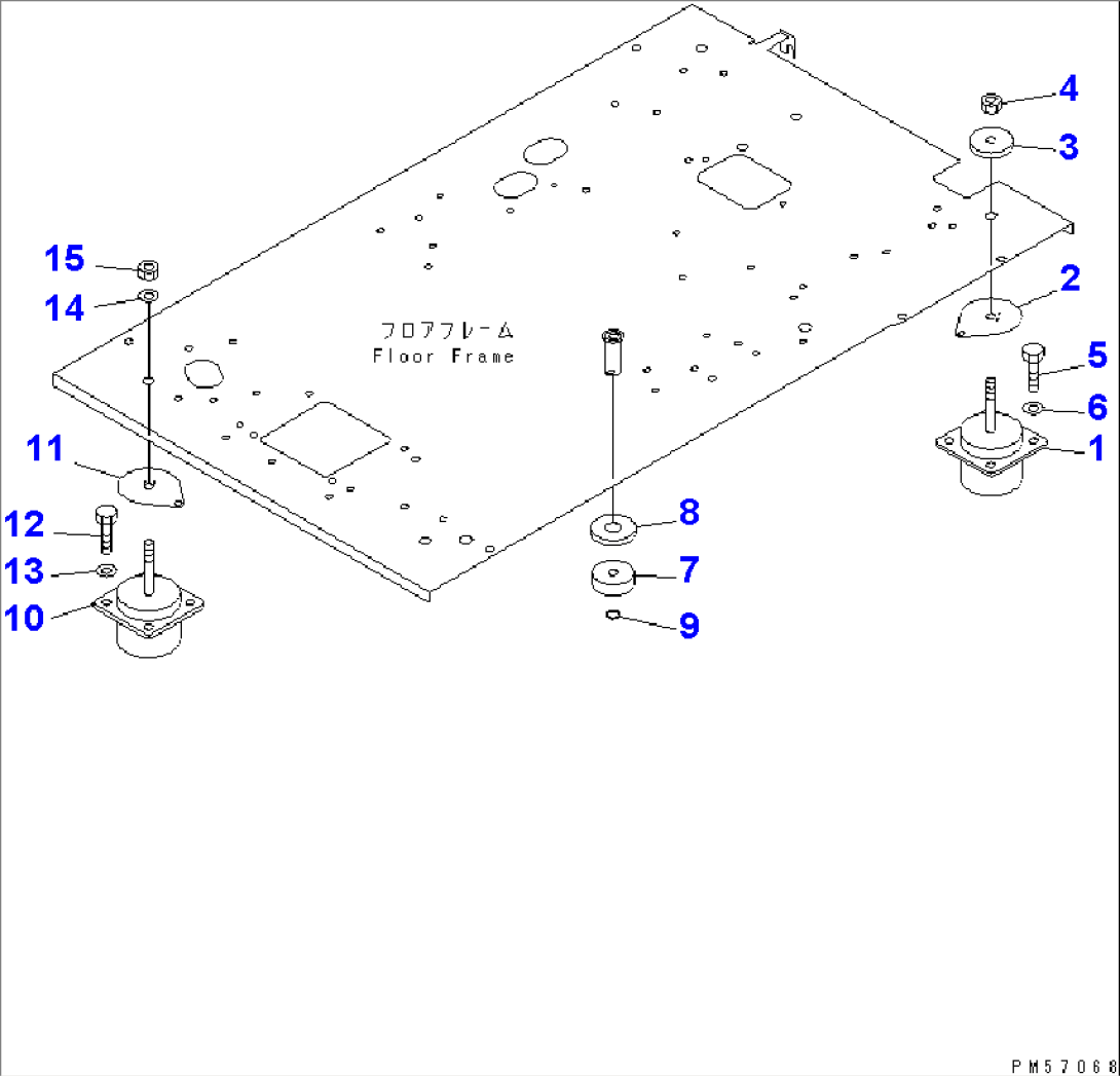 FLOOR MOUNTING PARTS