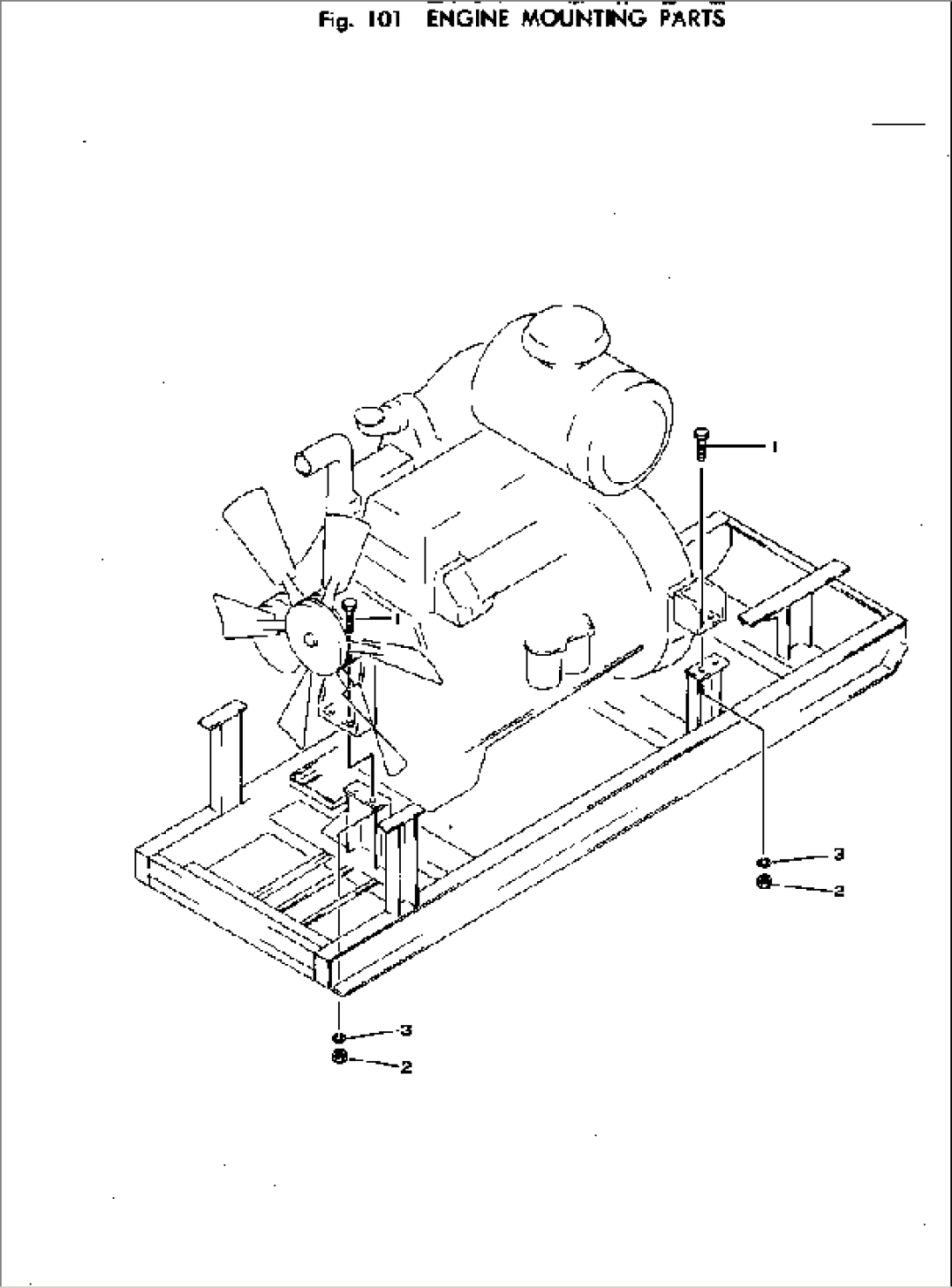 ENGINE MOUNTING PARTS