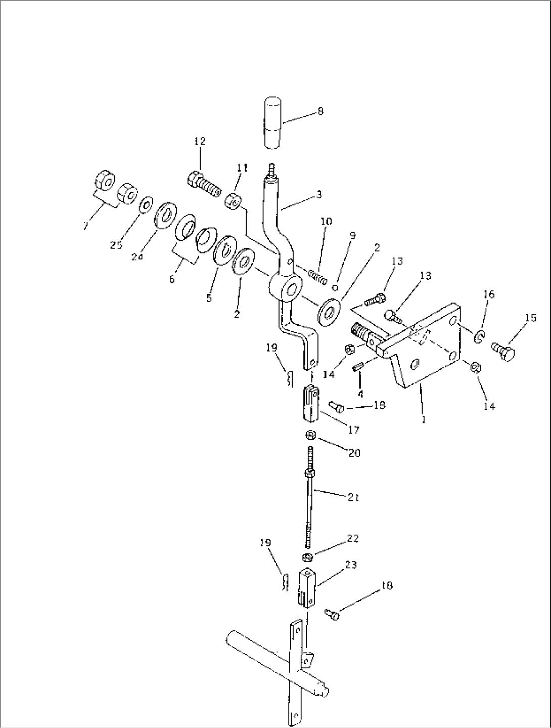 FUEL CONTROL LEVER(#15001-15359)