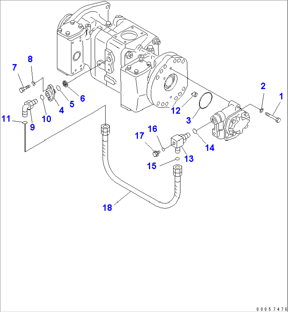 LOADER PUMP (16/16) (GALEO)(#60001-)