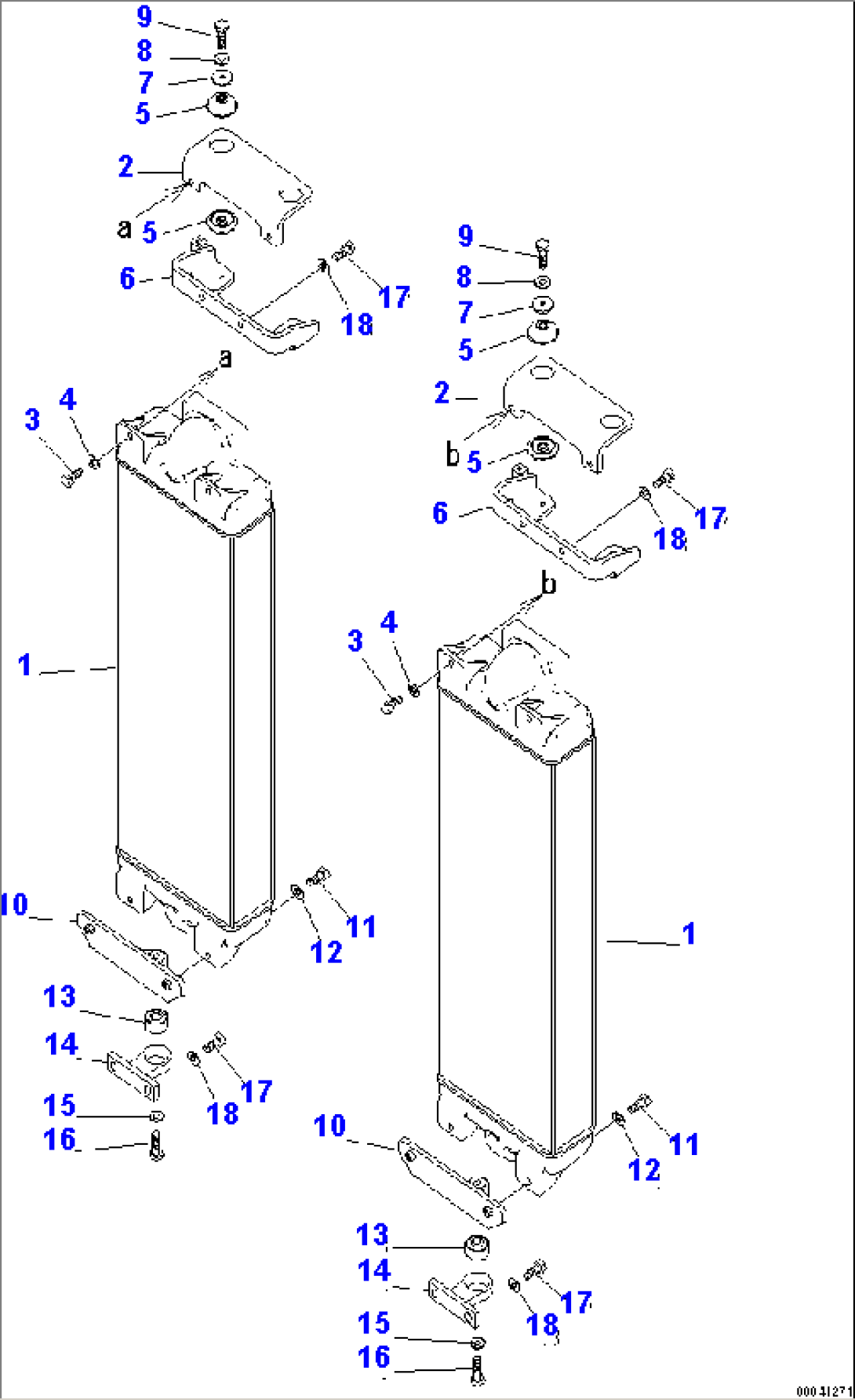 RADIATOR GUARD (AFTER COOLER)(#30001-)