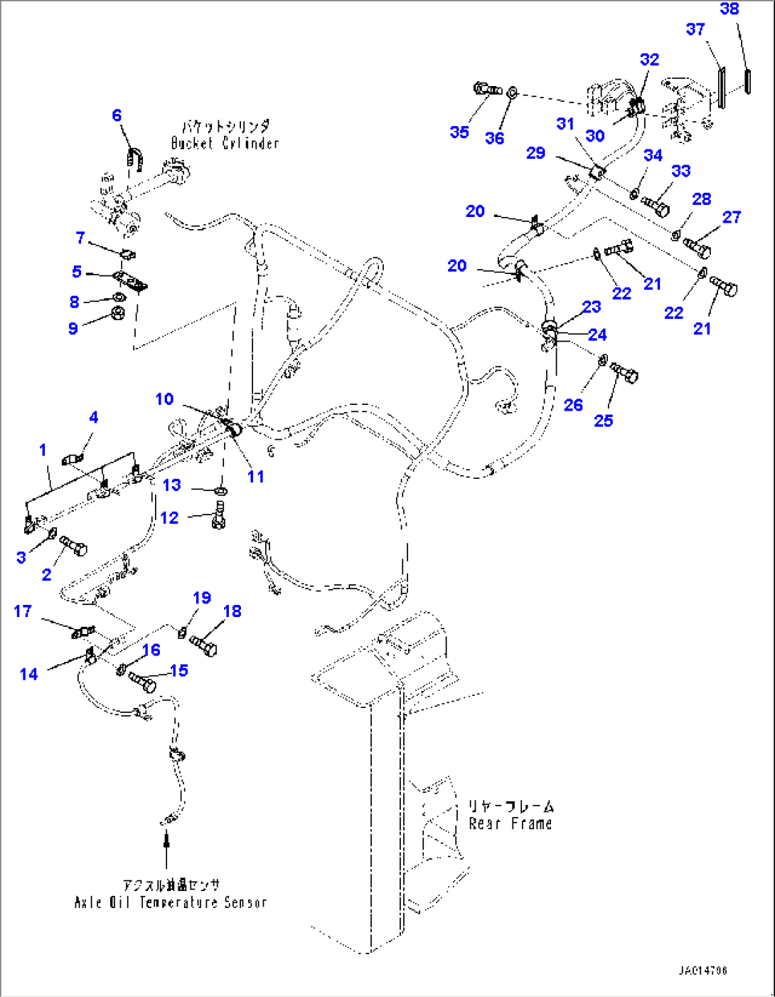 Front Wiring Harness, Mounting (3/3) (#80001-)
