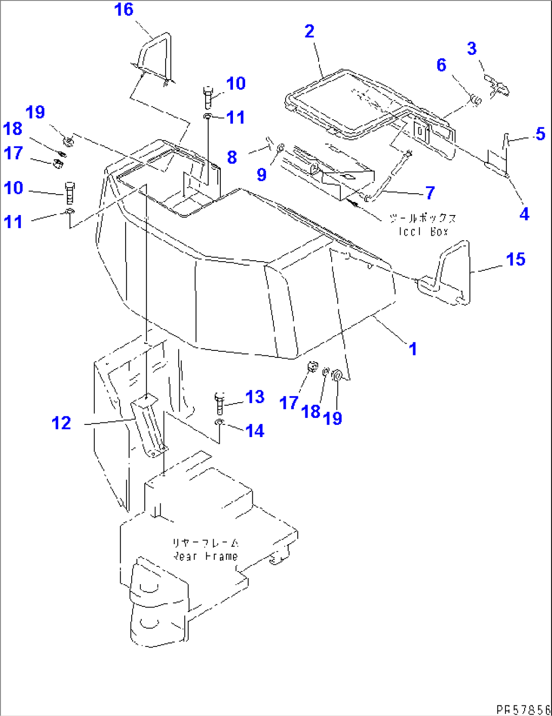 REAR HOOD (1/2)(#1053-1077)