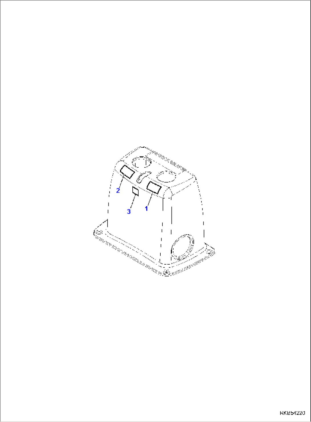 MARK PLATE (BACKHOE)